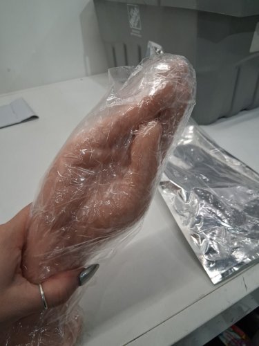 ADULTS HAINU 10" soft silicone fisting toy hand dildo image 3