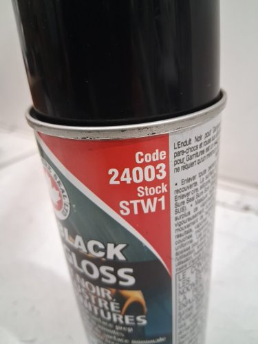 Dominion Sure Seal Fan spray tip Trim Black Semi Gloss Paint - 425G - black (model: 24003) image 3
