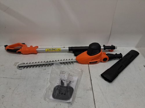Garcare Corded Pole Hedge Trimmer/Extension Pole Saw with 18" Laser Cut Trimmer Blade - 4.8A - Extends up to 2.5m - Orange (Model: GPHT07) image 4
