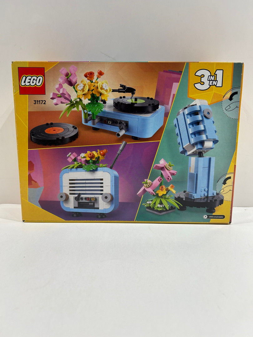 366pc Lego - creator - record player with flowers **3 in 1** (31172) image 4
