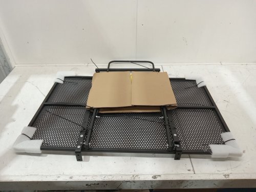 costway balcony table for mounting on a balustrade - 31.4" x 23.6" x 23.6" - black (model: jv14044) image 3
