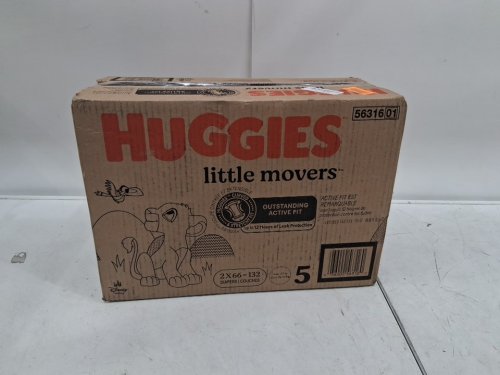 132PK HUGGIES LITTLE MOVERS DIAPERS - SIZE 5 (27+lbs) - DISNEY BABY LION KING (MODEL: 56316) image 2