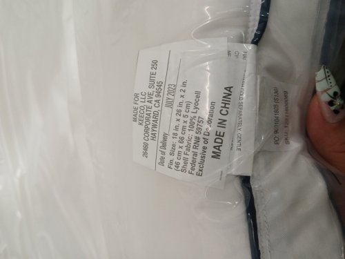 serta perfectsleeper pillow -STANDARD (18" x 26" x 2") - white image 4