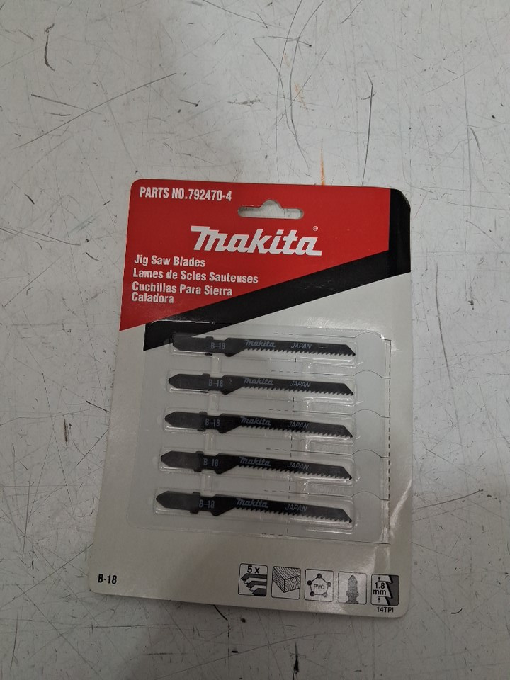 5PK MAKITA JIG SAW REPLACEMENT Blades (model: 792470-4) image 2