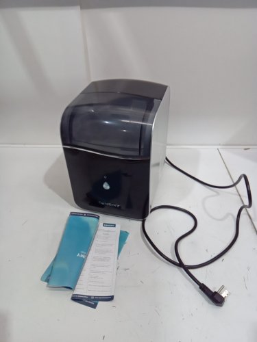 euhomy Pearl L1 Pro Nugget Ice Maker - makes 33lb/daily - 1.1l cap tank - black (model: im023-n1bl-caeh) image 3