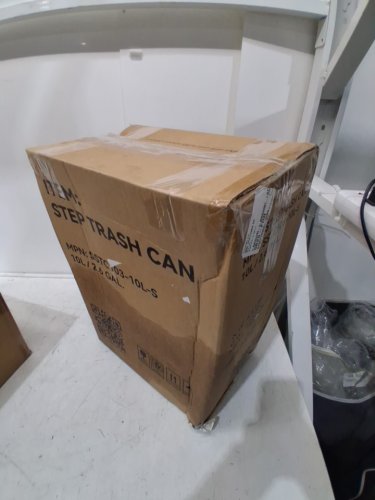 Kitchen Trash Can Waste Bin - 10L Cap - Stainless Steel (Model: SSTC103-10L-S) image 2