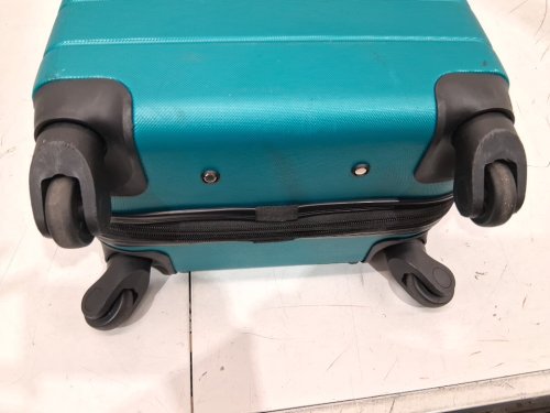 2PC WRANGLER EL DORADO LUGGAGE SET WITH CUP HOLDER AND USB PORT - 20" SPINNER AND 10" BAG - TEAL (MODEL:WR-20272-360) image 8
