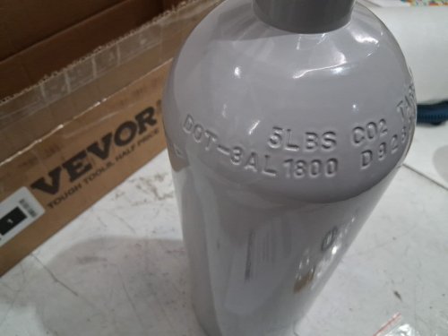 vevor CO2 gas tank for draft soda beer - 5LBS - aluminum / grey (model : RY-133-3000-U-01) image 3
