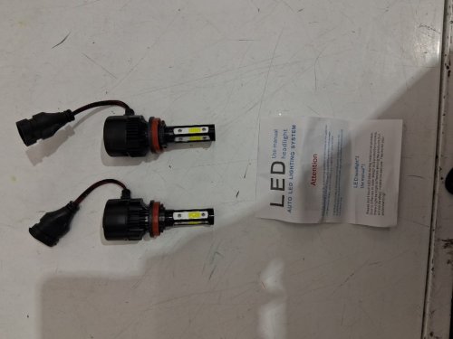2PK VISVIC LED Low Beam Headlights - 6000K - assorted makes/models image 3