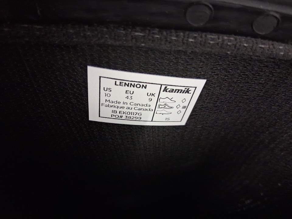 Men's Kamik Waterproof Rainboots - SIZE 10 - Black (style: 1963148 /ek0117g) image 4
