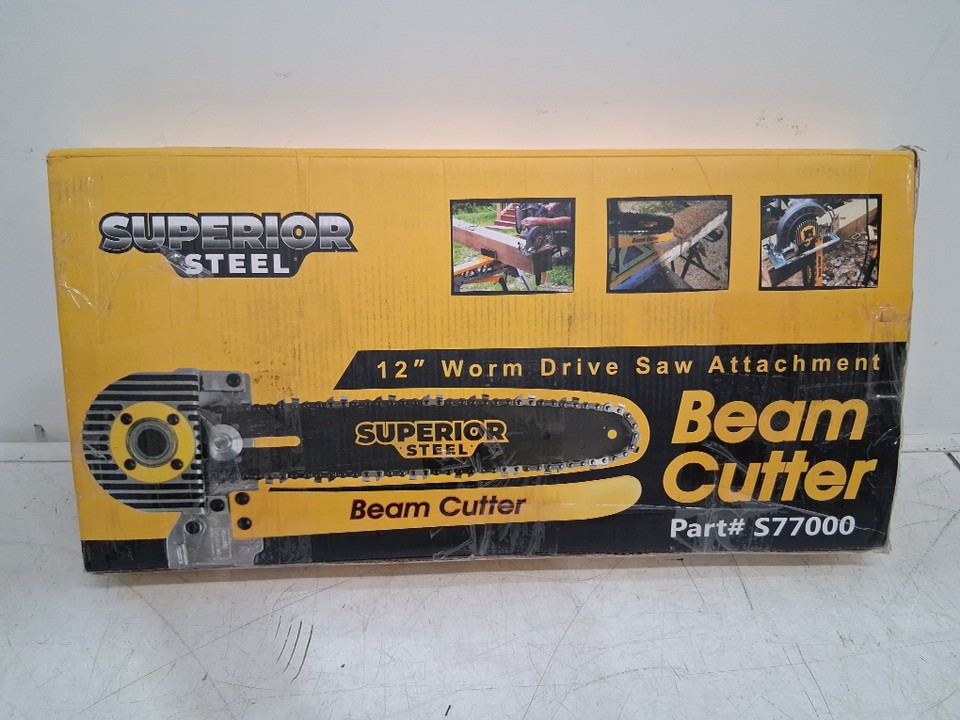 SUPERIOR STEEL BEAM CUTTER FOR WORM DRIVE SAWS - 12" - black/yellow (MODEL: S77000) image 2
