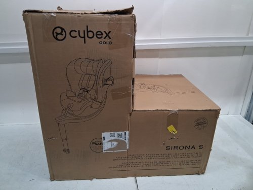 cybex sirona 360° swivel rotating convertible rear facing car seat with sensor safe technology and 12 positions, 50lb capacity - manhattan grey (model: 519004451) image 3