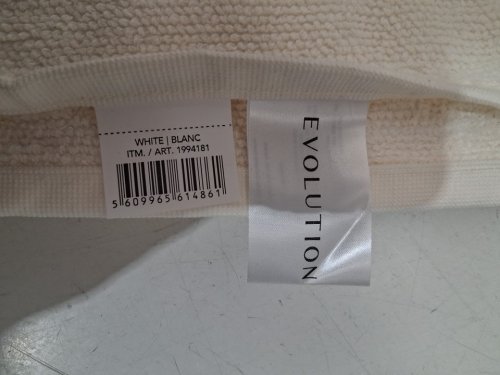 EVOLUTION 100% cotton soft absorbent bath sheets towels - 35" x 70" - off white (model: 1994181) image 4