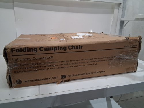 2PK Overmont Oversized Folding Camping Chair for Adults with Cooler Table & Pocket WITH Carry Strap - 450LBS - BLUE (MODEL: DChair-Blue-VC-new) image 5