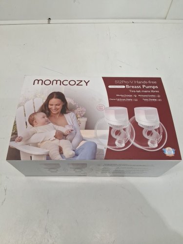 MOMCOZY DOUBLE WEARABLE HANDS FREE BREAST PUMPS - WHITE/PINK (MODEL: S12 PRO-V) image 8