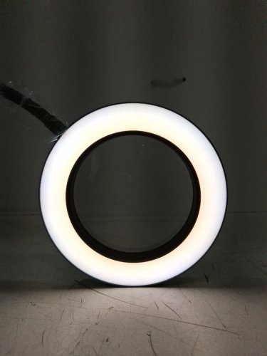 flexible adjustable magnifying glass USB clip desk LED lamp/light - black image 3
