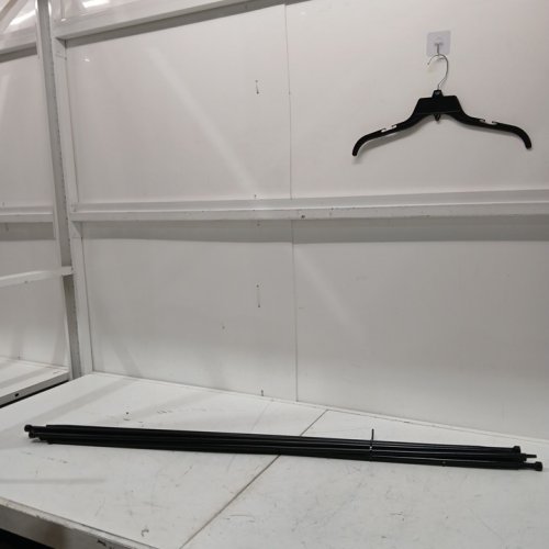 10pk tubular steel garden stake - 46" - black image 2