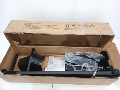 Upright Motorcycle Wheel Chock - 1800LBS Capacity - Black (Model: TY210075) image 4