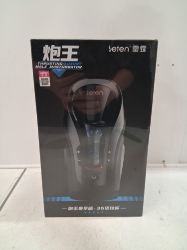 leten luxury thrusting-pro automatic masturbator - black image 6