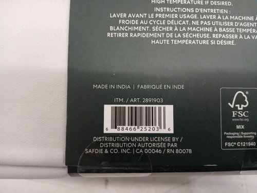 6pc roots home 300 thread count bed sheet set - king - light grey (model: 2891903) image 2