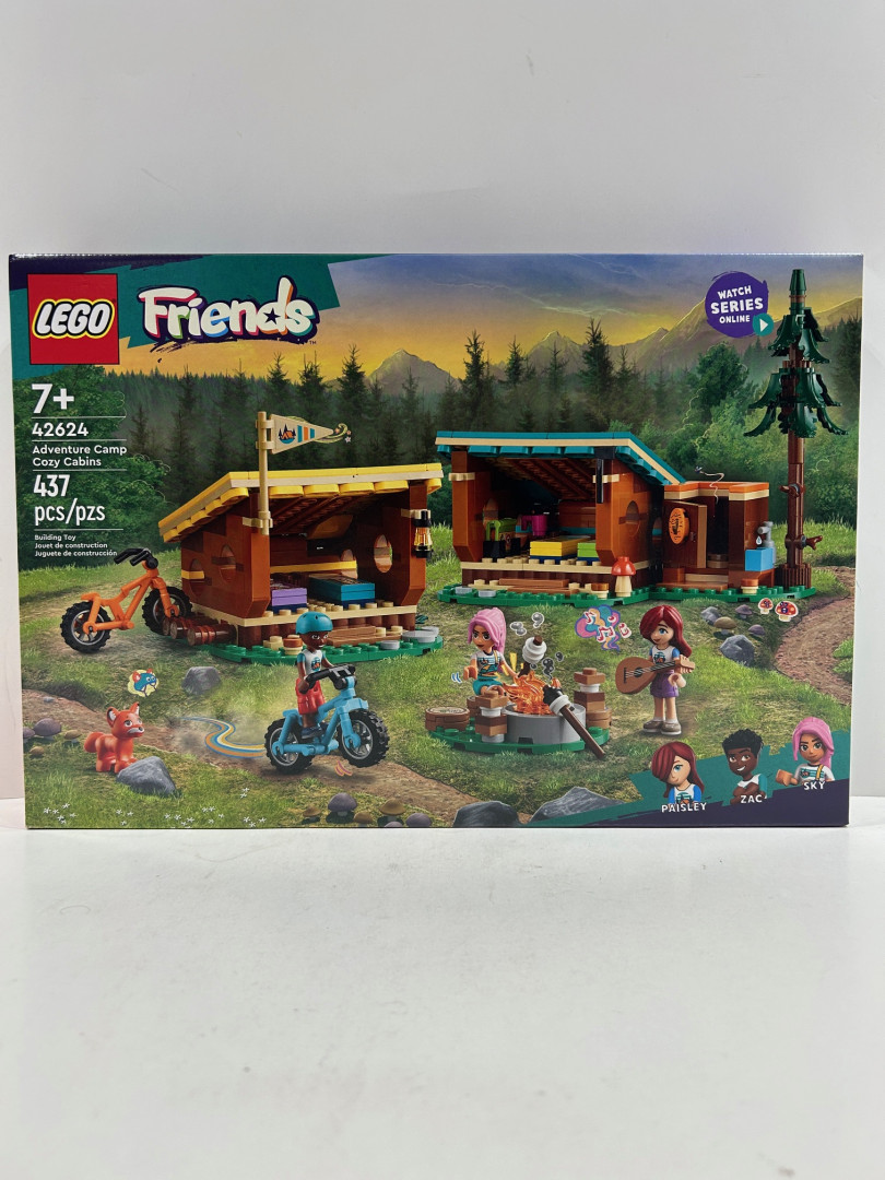 437pc Lego - friends - adventure camp cozy cabins (42624) image 3
