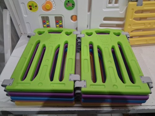 GUPAMIGA FOLDABLE PLASTIC PLAYPEN FENCE - multicolour (MODEL: PLP-WL004-14) image 4