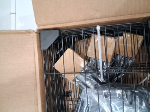 5-Tier Metal Wire Shelving Unit kitchen shelf - 48" - black (model: usbt40w5lm) image 7