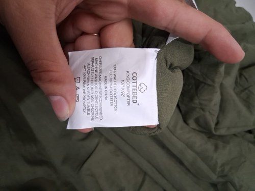 3PC COTTEBED ULTRA-SOFT & COZY COMFORTER & sham set - KING - DARK OLIVE GREEN (MODEL: BZ001DONG ) image 4