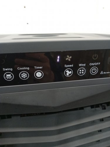 costway evaporative air cooler with 12H timer, 3 speed cooling fan & remote control - 3.7GAL - white (model: es10673us-wh) image 7