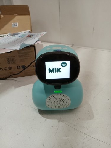 MIKO MINI AI ROBOT TOY FOR KIDS - GPT POWERED CONVERSATIONAL LEARNING/EDUCATIONAL INTERACTIVE BOT WITH STORIES, GAMES - blue (MODEL: EMK401) image 3