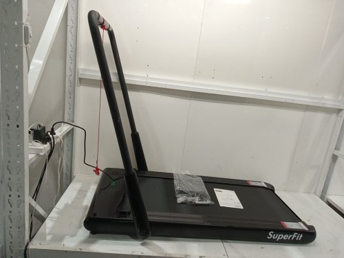 COSTWAY SUPER FIT 2-IN-1 FOLDING REMOTE CONTROLLED TREADMIL WITH LED DISPLAY - 49" x 27" x 42" - BLACK (MODEL: SP37513BK) image 3