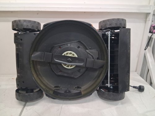 LawnMaster 19" Electric Lawn Mower - 1.5"-4" depth - 12AMP - black/orange (Model: ME1218X) image 4