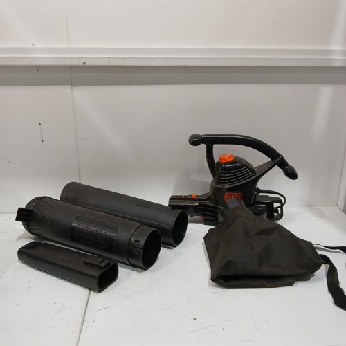 BLACK + DECKER 3-IN-1 corded ELECTRIC LEAF BLOWER, MULCHER & VACUUM - 12AMP - BLACK (MODEL: BV3100) image 3