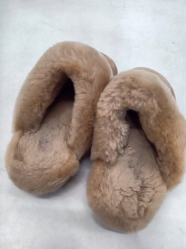 Women's NUKNUUK Harlow Slipper - SIZE 9 - dark BROWN (style: 3231008) image 3
