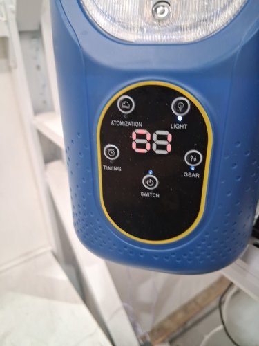 Portable Air Conditioner Fan - 5" x 12" - navy blue - (model: y088) image 3