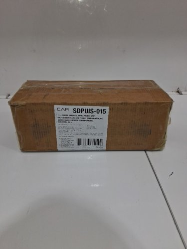 CAP rubber Coated Dumbbell - 15LB - black/chrome (model: sdpuis-015) image 2
