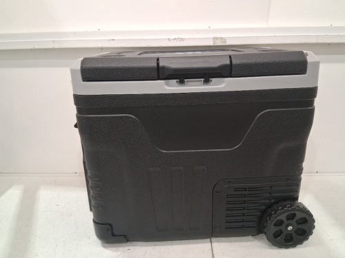 EUHOMY DUAL ZONE PORTABLE CAR FRIDGE FREEZER LED DIGITAL DISPLAY AND BUILT-IN WHEELS AND HANDLES - 50L - 100V - BLACK / GREY (MODEL:CF003-50BL-CAEH) image 3