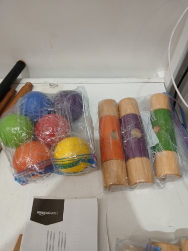 Amazon Basics Six Player Croquet Set with Wooden Mallets and Carry Case - black image 5