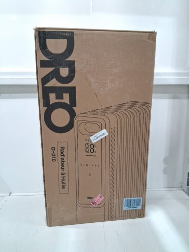 DREO electric Oil-filled radiator Heater with remote control - 1500w - dark Grey (Model: DR-HSH010) image 2