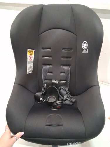 COSCO KIDS SCENERA 5-POINT HARNESS INFANT CAR SEAT WITH CUP HOLDER ATTACHMENT - 40LBS MAX - BLACK (MODEL: ‎22183CKOT) image 2