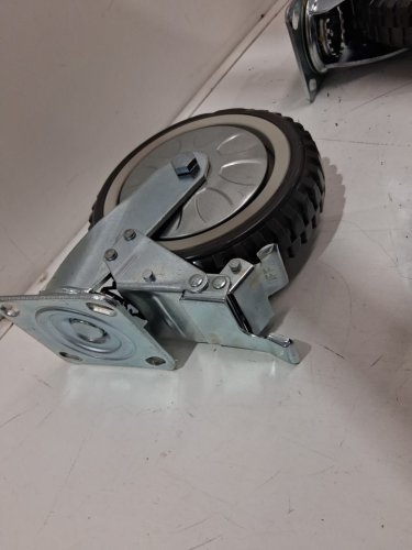 4pk goofcxo heavy duty caster wheels - 8" - 3200lbs cap - silver/grey image 4