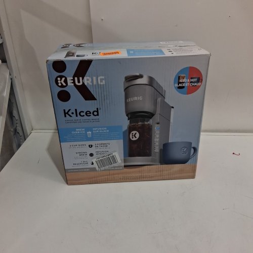 KEURIG K-SLIM + ICED K-Iced Single Serve coffee maker - ice GREY (model: k26f) image 2