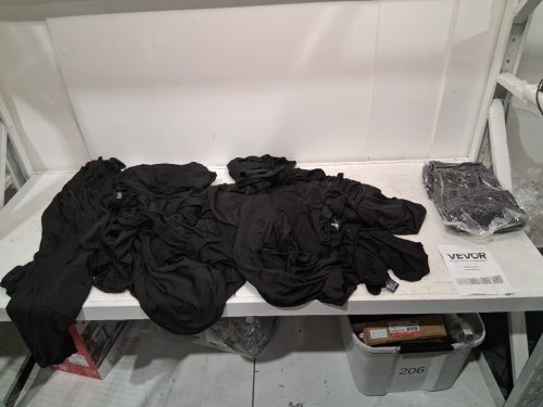 30pk stretchable machine washable spandex folding chair covers - black - (Model: RD-VV-03/RD-30SB-02)) image 3