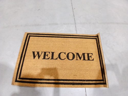 Barnyard Designs Natural Coco Coir Non-Slip Doormat - 4FT X 2.6FT - BROWN (MODEL: DMC-WELDB-48) image 3