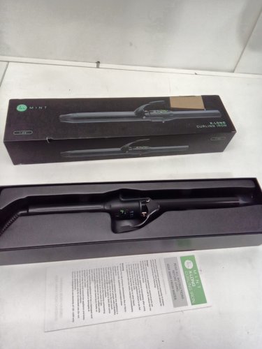 mint professonal clamp free curling wand extra long - 1.25" - black (model:  MVK22) image 2
