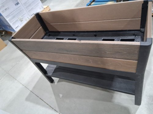 Keter Signature Rolling Raised Garden Bed with Self Watering - 96L - dark brown/black - (model: 1006842) image 4