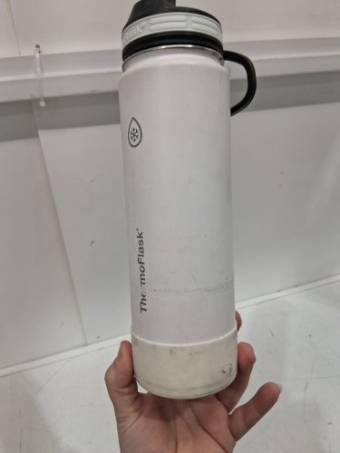 2pk ThermoFlask Stainless Steel double wall vacuum insulated water bottles - 40oz - green/WHITE (model: 1630866) image 4