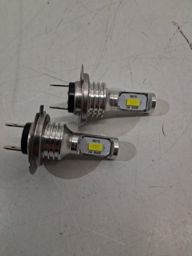 2pk h7 led fog light bulbs - 12-24V - 3000-12000K image 2