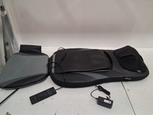 SNAILAX SHIATSU NECK & BACK MASSAGER MASSAGE CHAIR PAD WITH HEAT Grey (model: SL-233) image 3