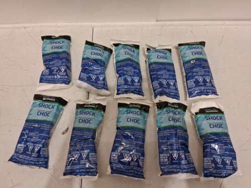 10pk pool guardian shock stabilized chlorinating granules - 454g, 10 x 1lb (model: 1988894) image 3